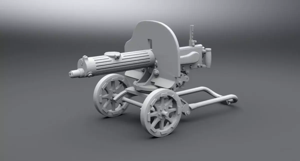 Maxim MG scale model 3D print model
