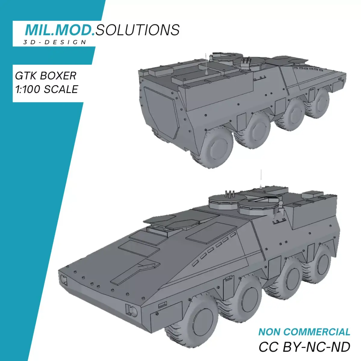 GTK Boxer 3D print model