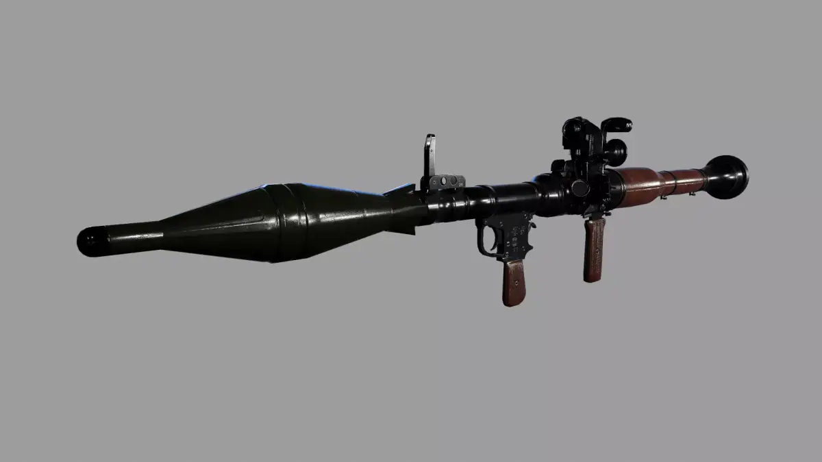 RPG-7 Soviet Bazooka 3D model