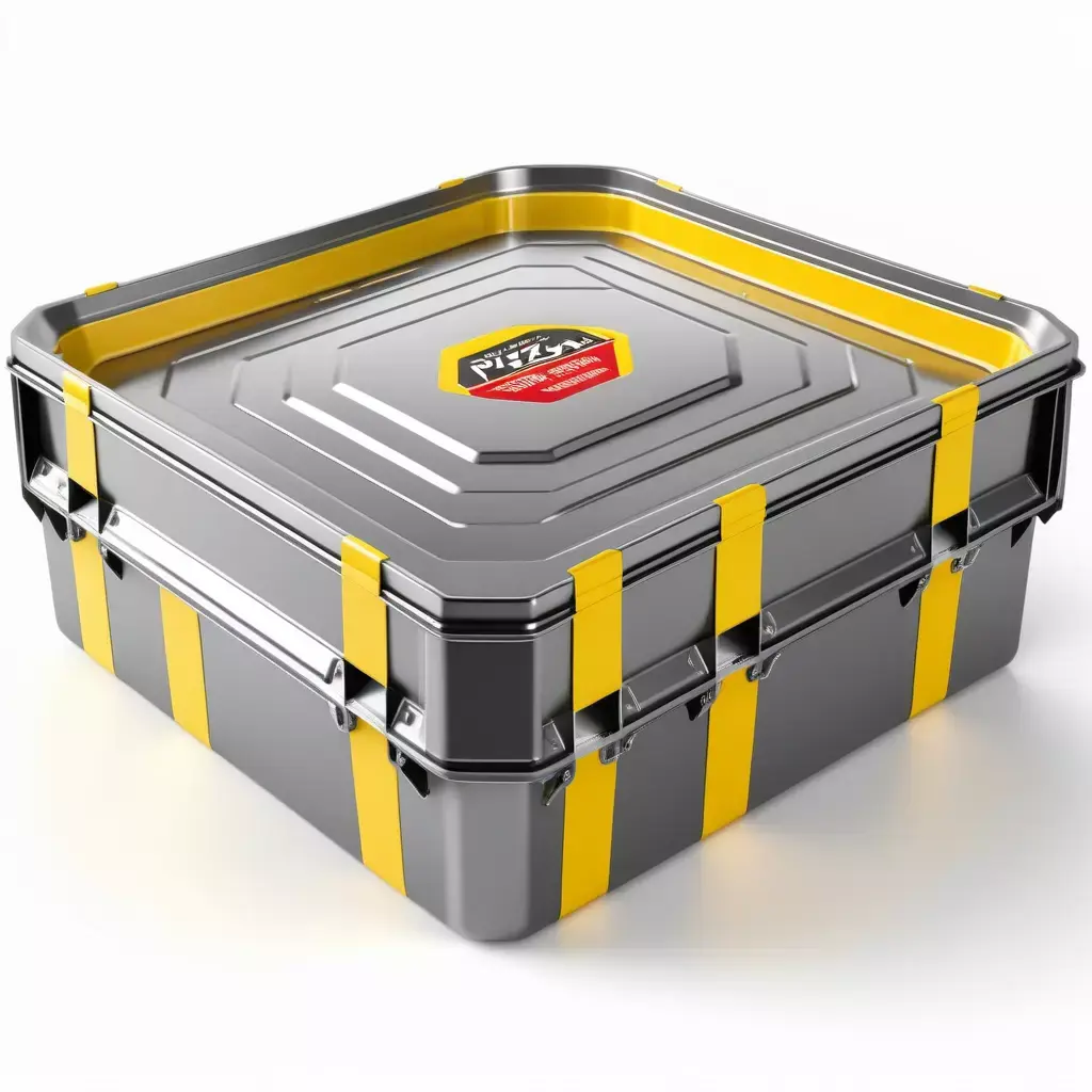 SciFi Industrial Pizza Container 3D model