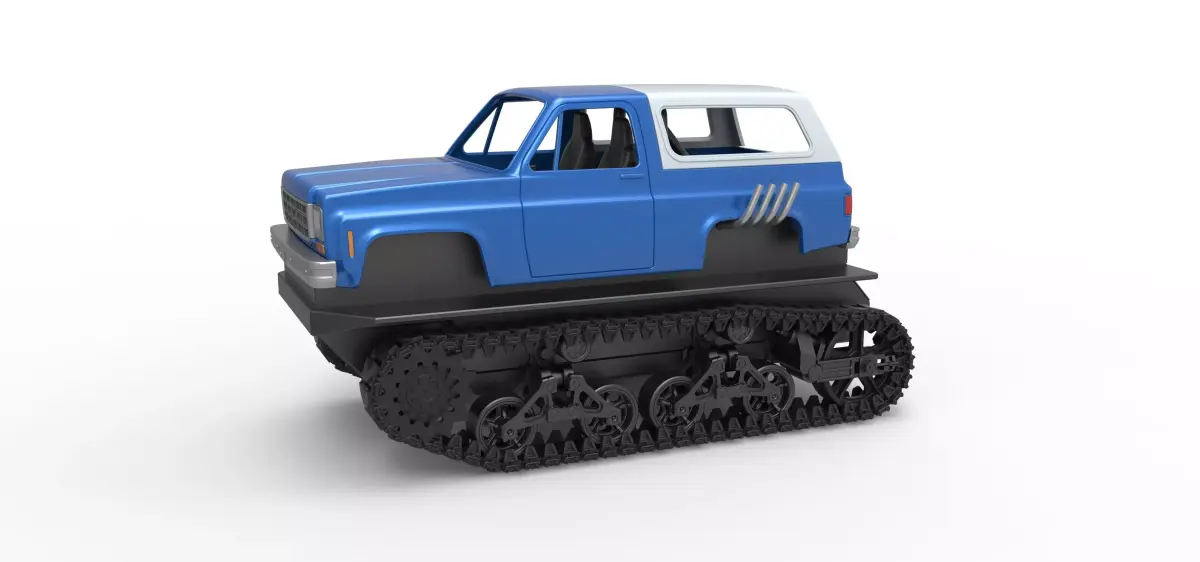 Vintage Monster tank Version 2 Scale 1 to 25 3D print model