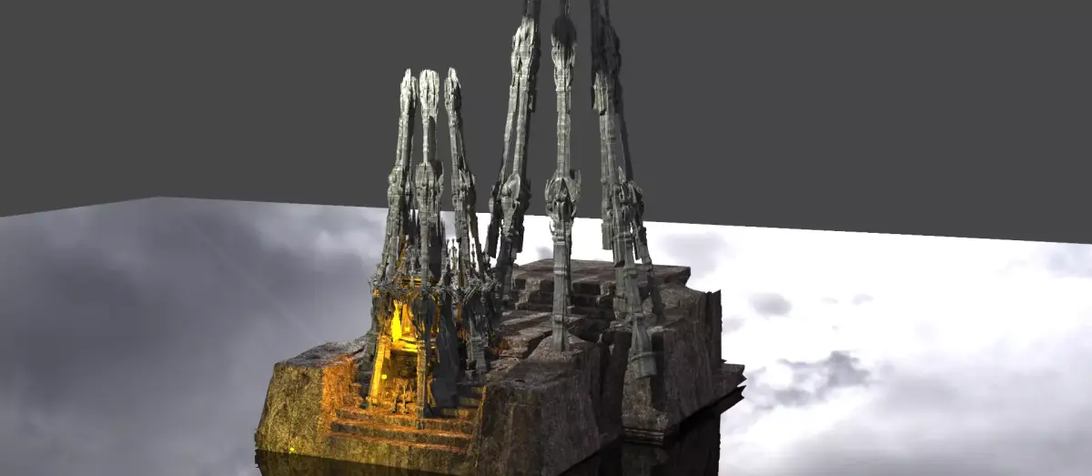 Mineing tower drake stone 3D model
