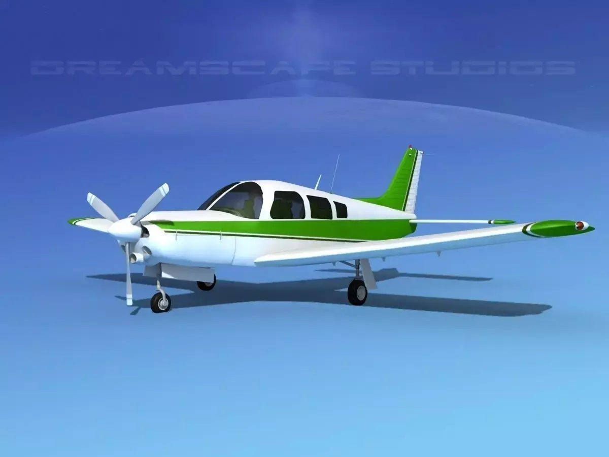 Piper Turbo Arrow 240 V08 3D model