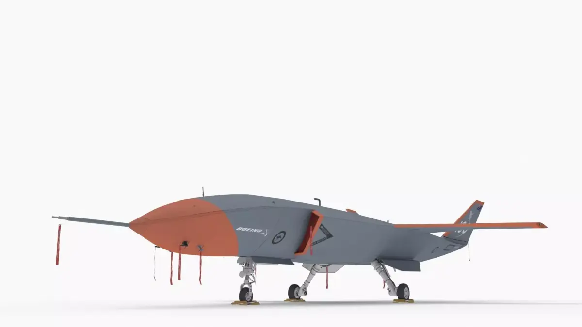 Boeing Loyal Wingman Military Drone MQ-28A Ghost Bat 3D model