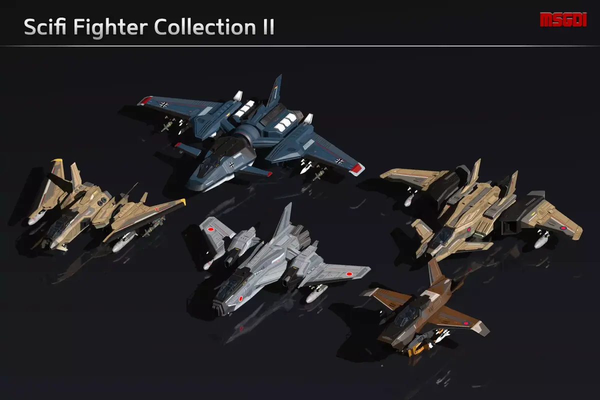 Scifi Fighter Collection II 