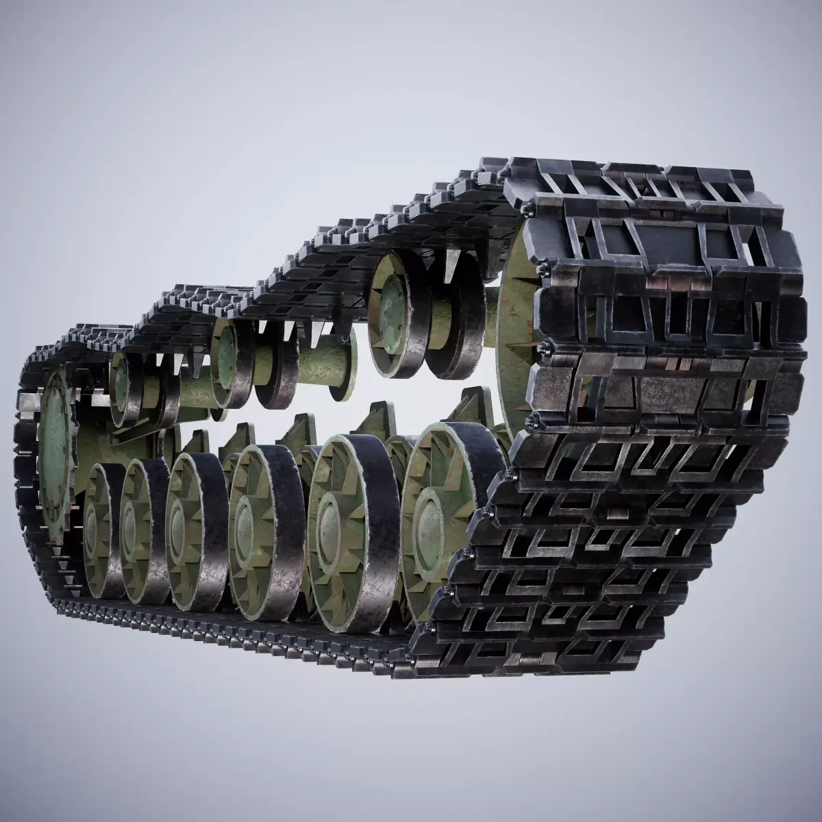 SU-152 tank chassis 3D model