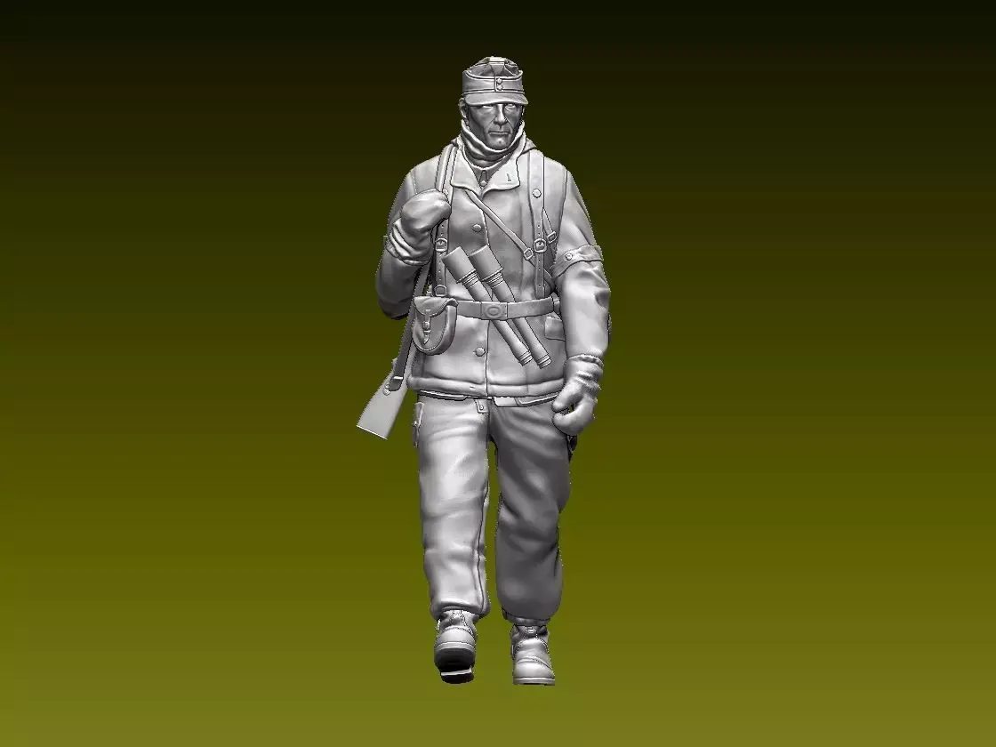 German soldier 3D print model 10