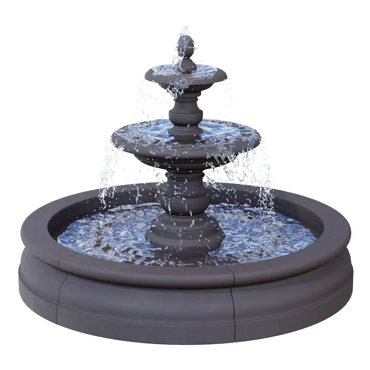 Campania - Caterina Fountain in Basin 3D model