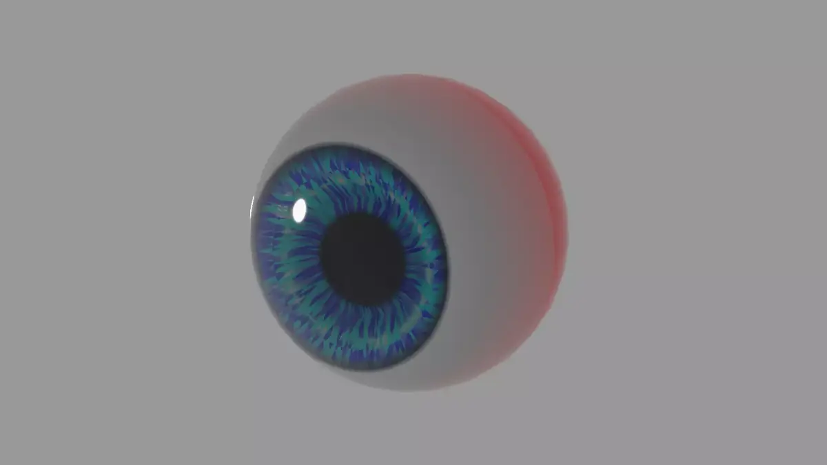 blue eye Free 3D model
