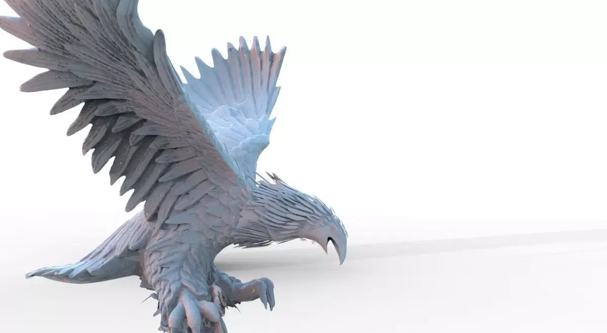 Great Eagle statue 3D model
