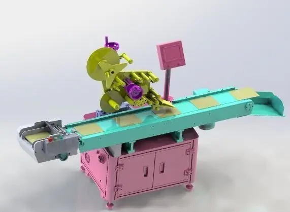 Automatic labeling machine 3D model 2