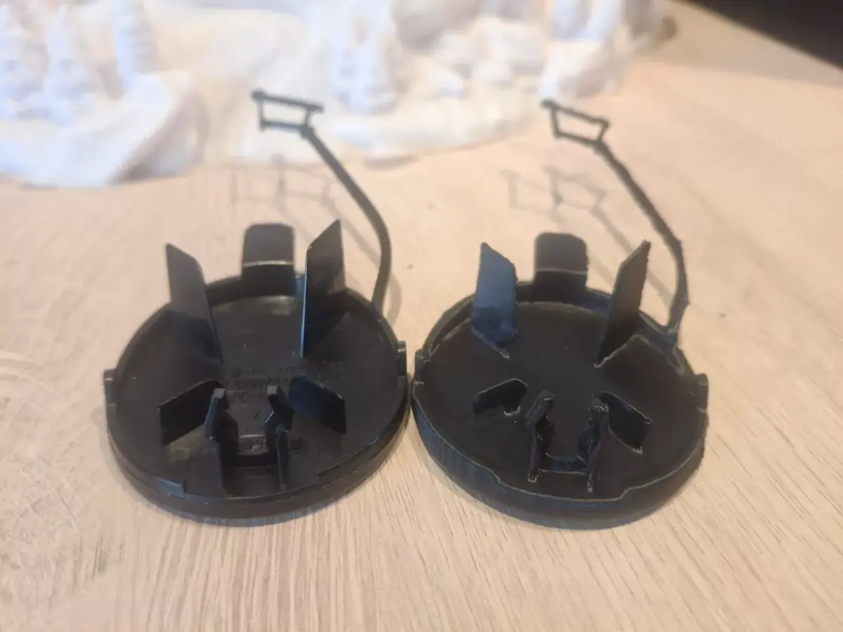 Volkswagen Tharu Towing Eye Cover Cap   Bumper  Replacement STL 3D print model