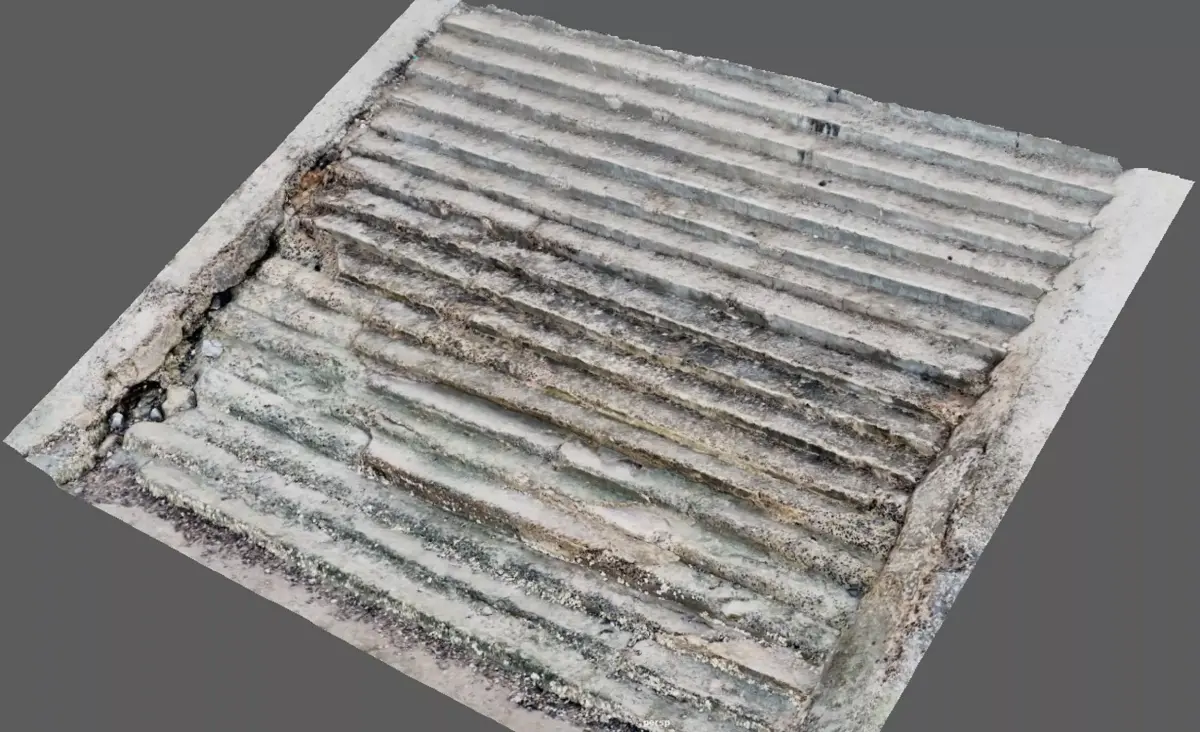 Ancient Stairs at Natural place 3D model