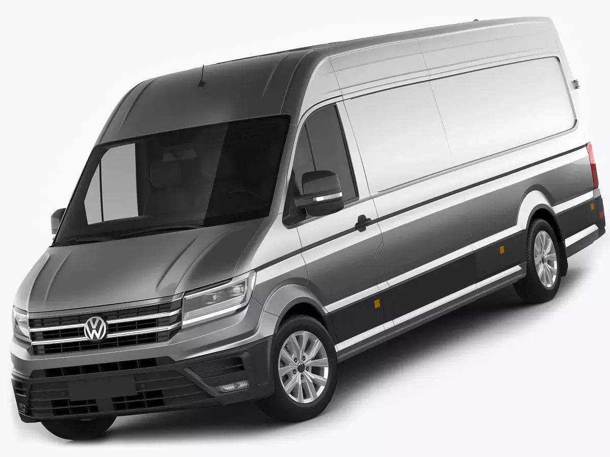 VW Crafter II 2017 L3H2 panel van 3D model