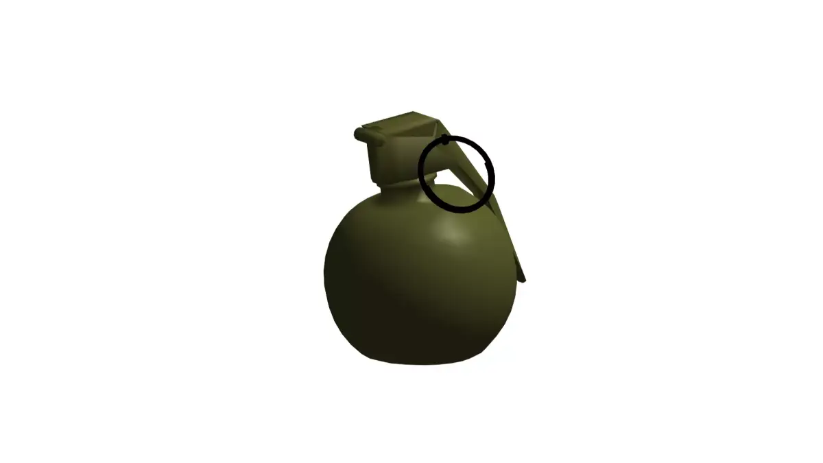 M67 grenade 3D model purchase
