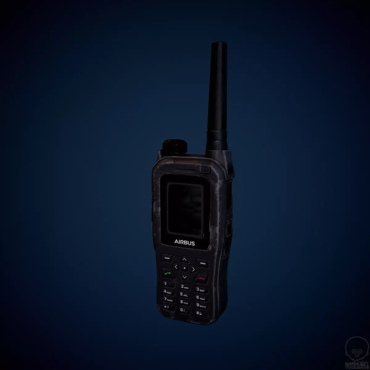 Tetrapol TPH900 Portable Radio  Low-poly 3D model