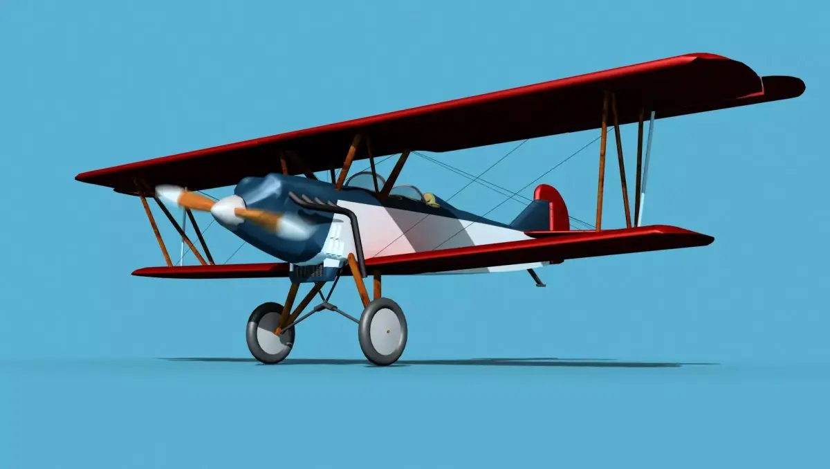 Travelair 2000 V02 3D model