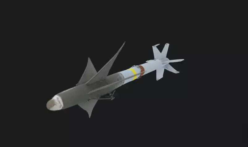 AIM 9 Sidewinder Missile 3D Model 3D model