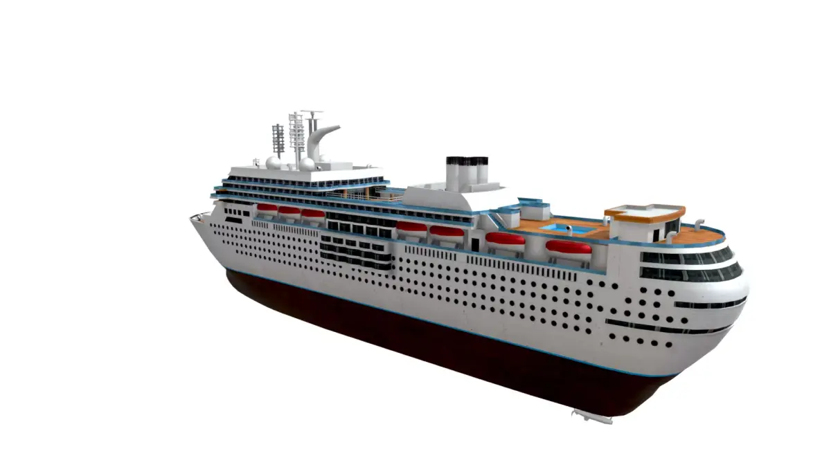 Italian Cruise Low-poly 3D model purchase
