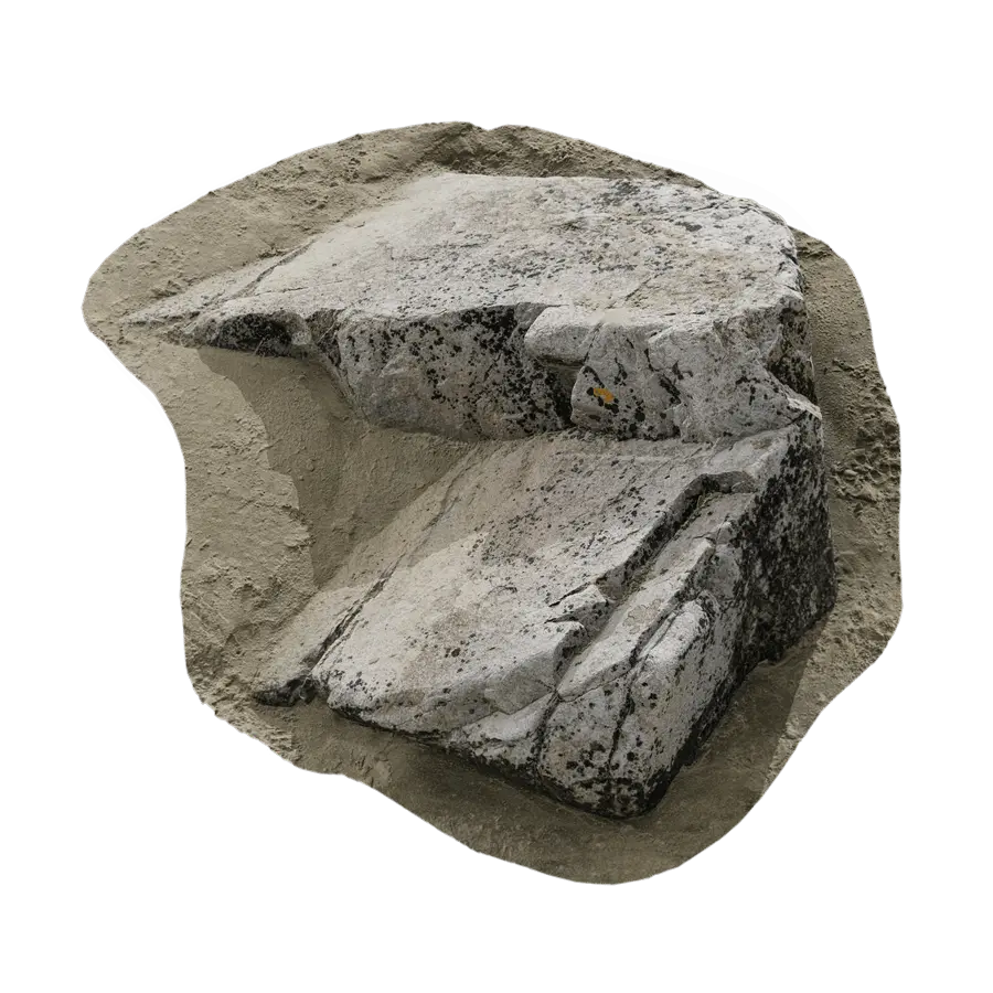  Small Jagged Beach Rock Model  purchase