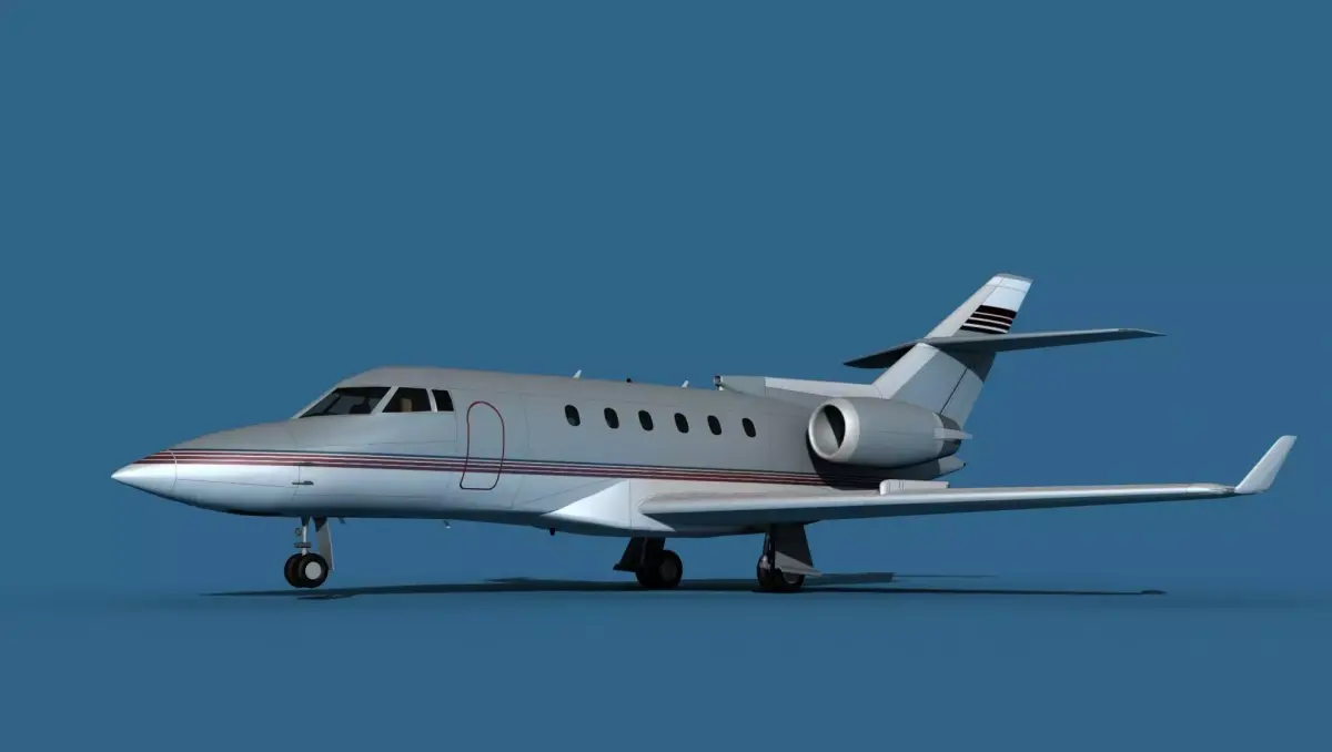 Hawker Siddley 800SR V04 3D model