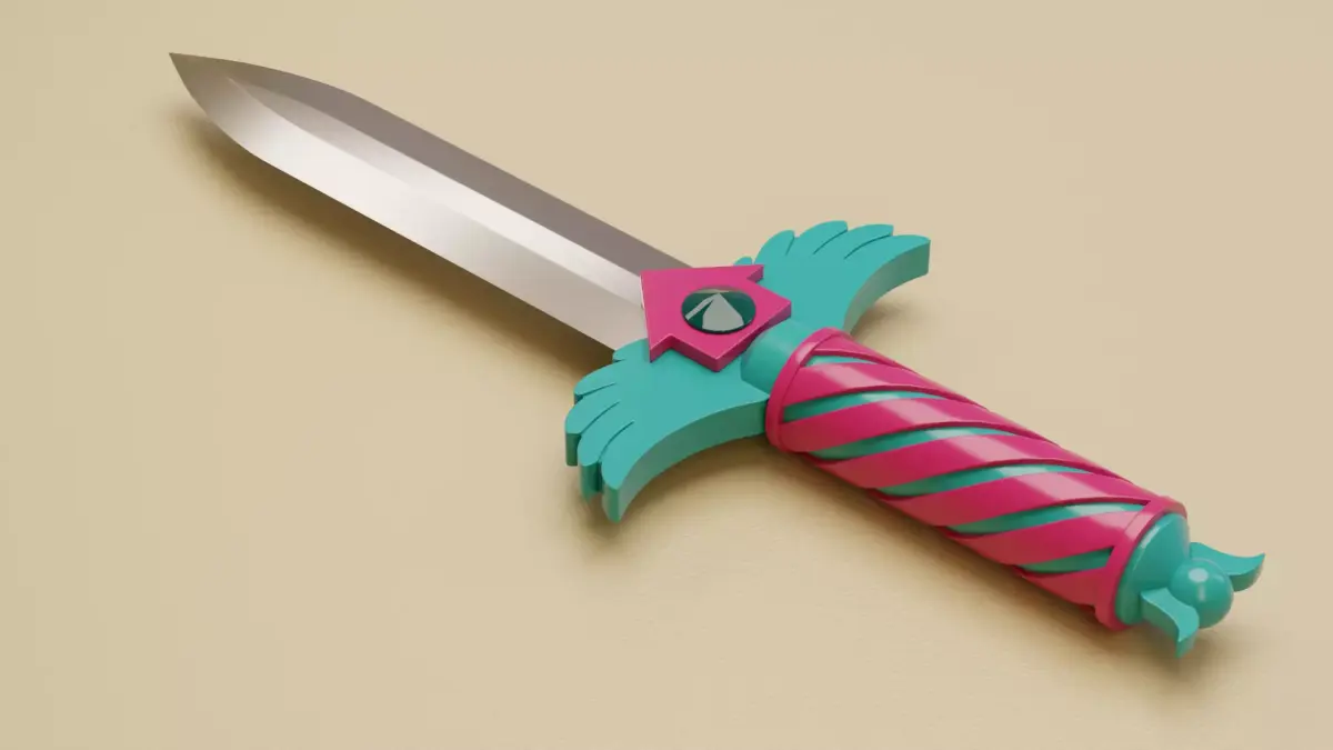 Squid Game Knife - High Quality 3D model