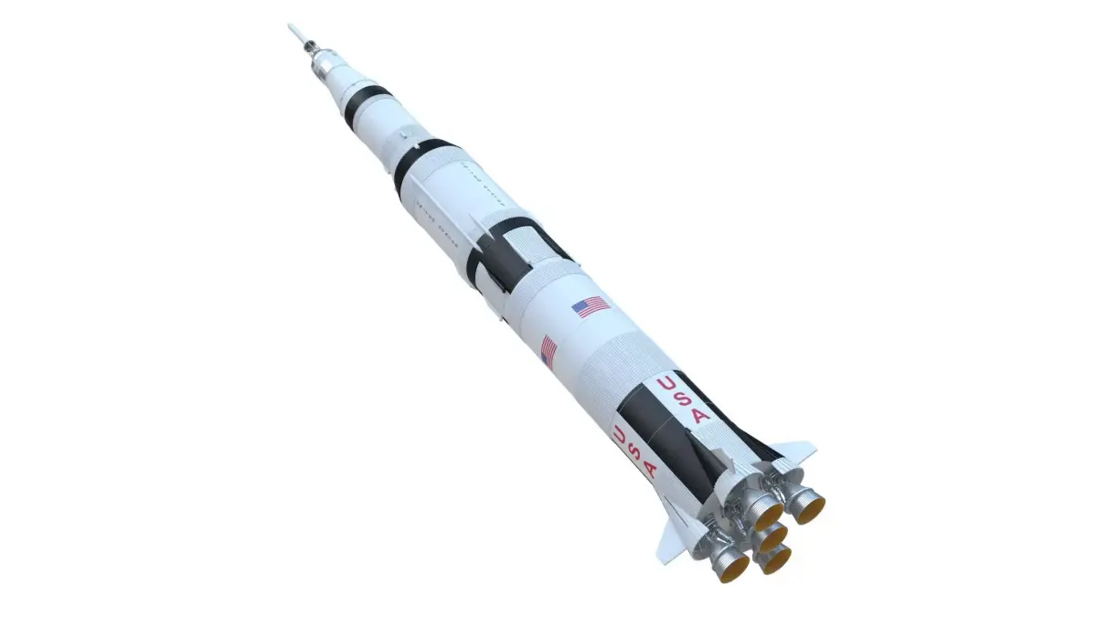 Saturn V 3D model