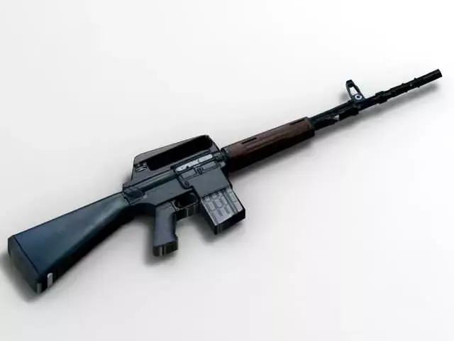 Assault rifle Ar-10 Free 3D model