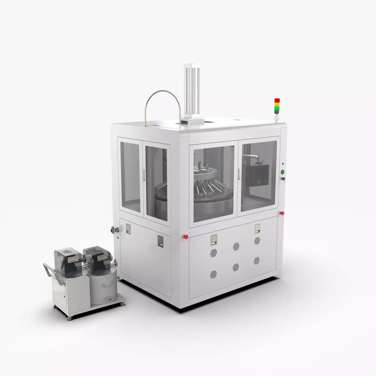 Automatic High Precision Glass Polishing Machine 3D model