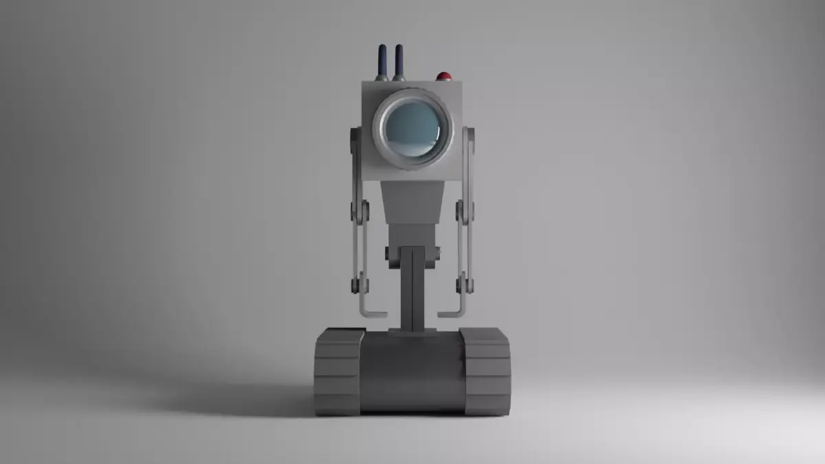 Butter Robot rick and morty 3D model