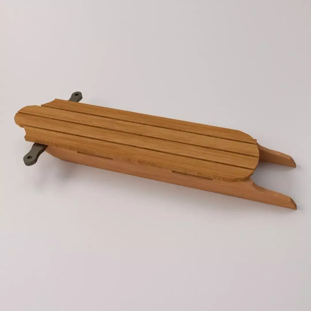 Sled Snow 3D model