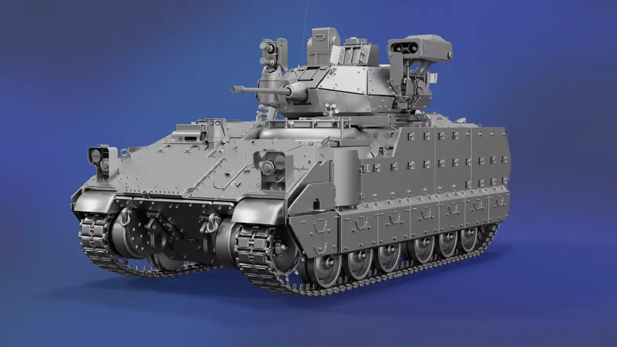 Bradley M2A4 High Poly 3D model