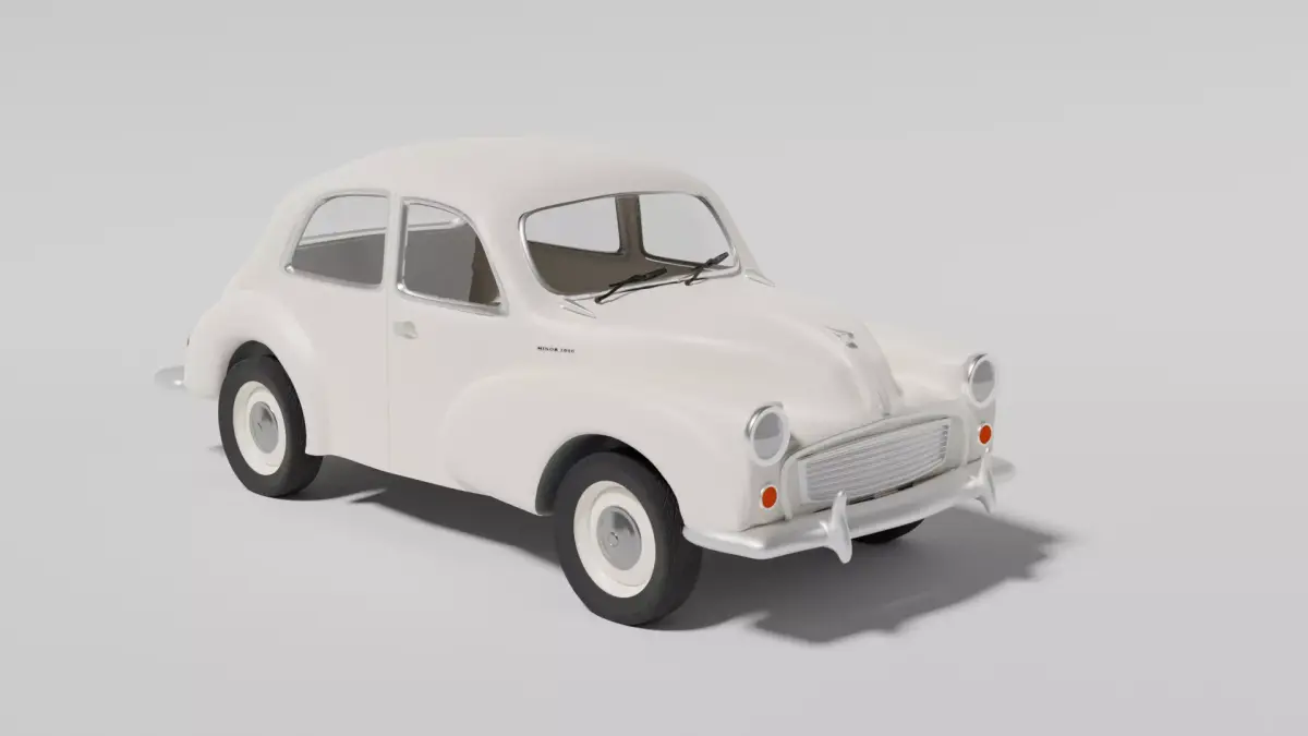Morris Minor 1000 Free 3D model