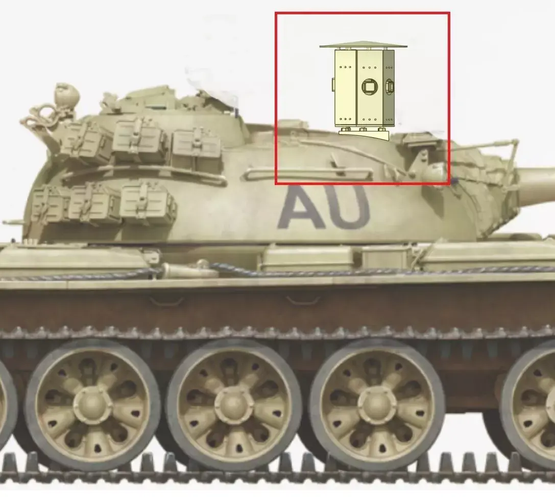 Syrian SARAB-1 Ikea Box for tank T55 1-35 and 1-48 resin 3D print model