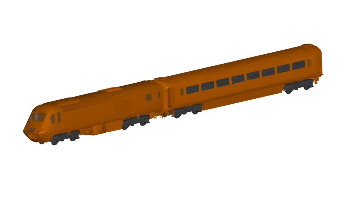 TRAIN 3D model 9