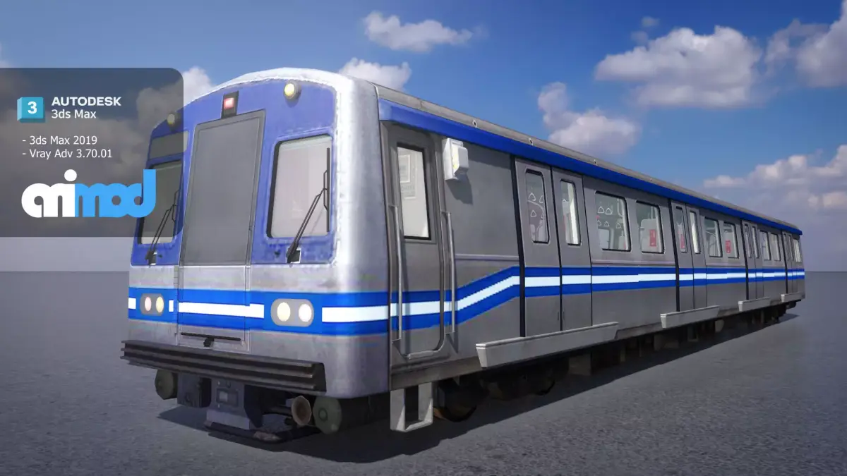TW Mrt Locomotive 002 3D model