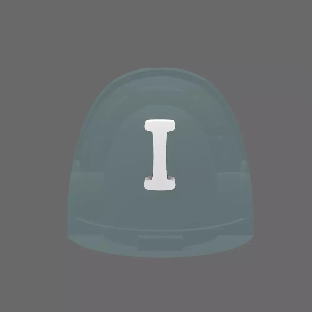 Space Knights V10R Standard Roman Numeral 01 Shoulder Symbols 3D print model