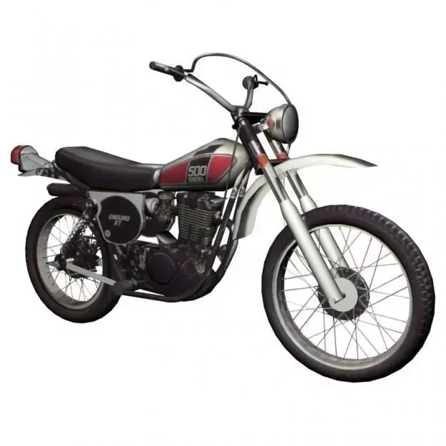 Yamaha XT 500 3D model