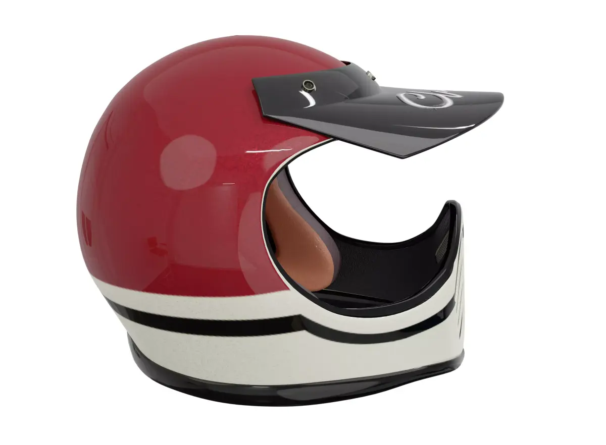 Retro Helmet 3D model