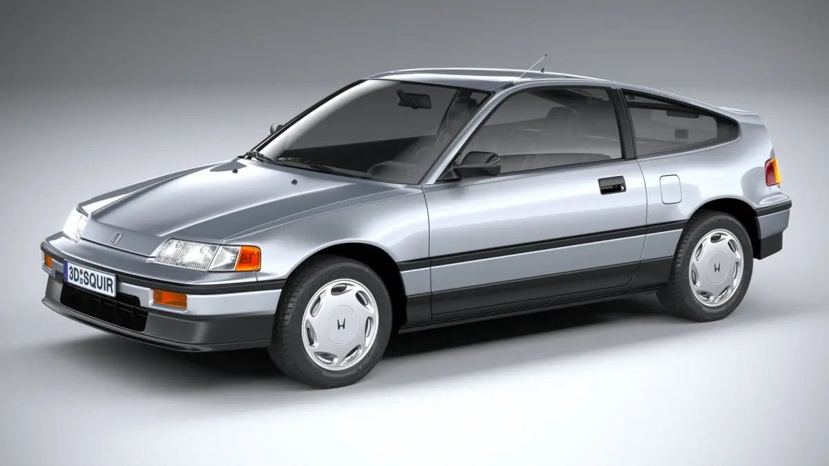 Honda Civic CRX II 1988 3D model