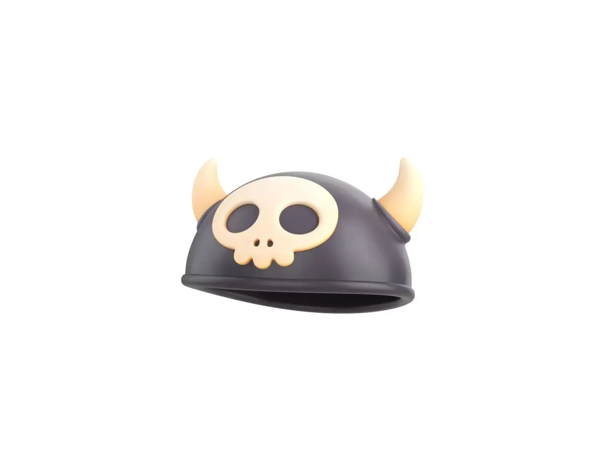 Prop251 Skull Helmet 3D model