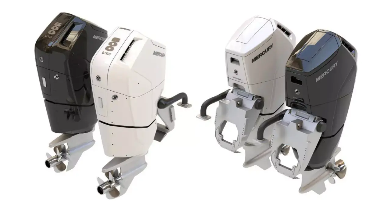 Outboard Motor V12 600HP 3D model