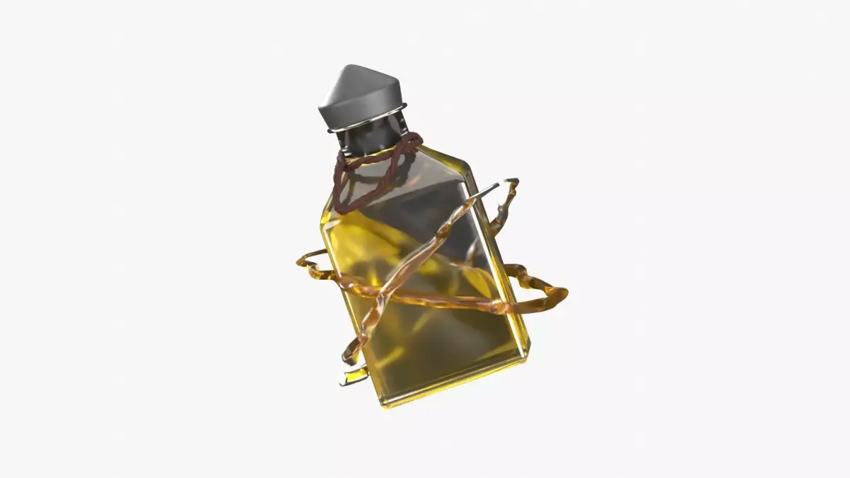Energy Spell 3D Illustration 3D model