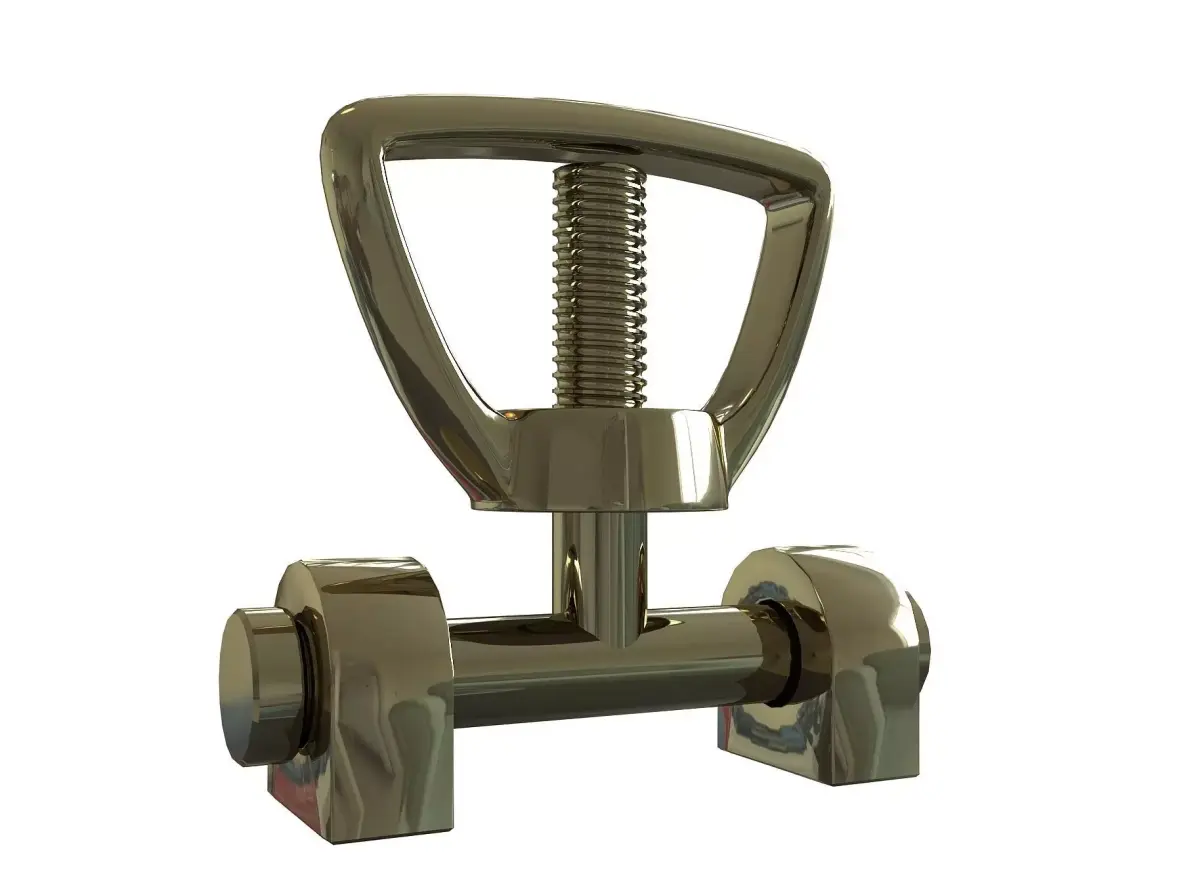 BRASS SCREW LOCK 3D model