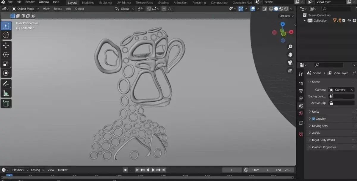 Bored Ape 3D model