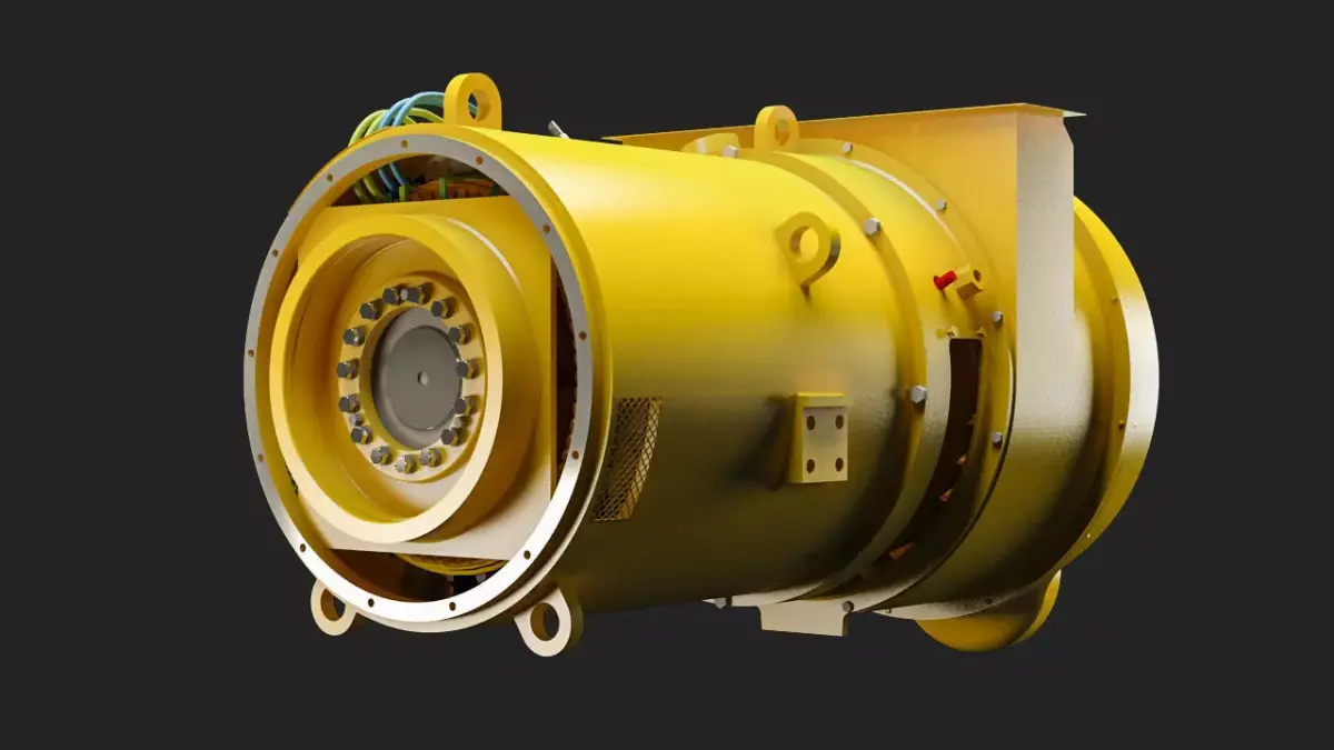 Electric Alternator - Alternador Electrico 3D model