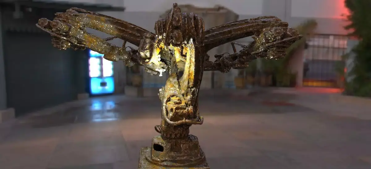 Robot Alien Technology Ship 3D model
