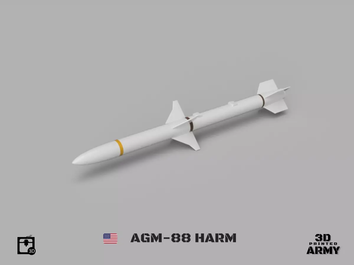 AGM-188 HARM - 3D printing files for aeromodelling  3D print model