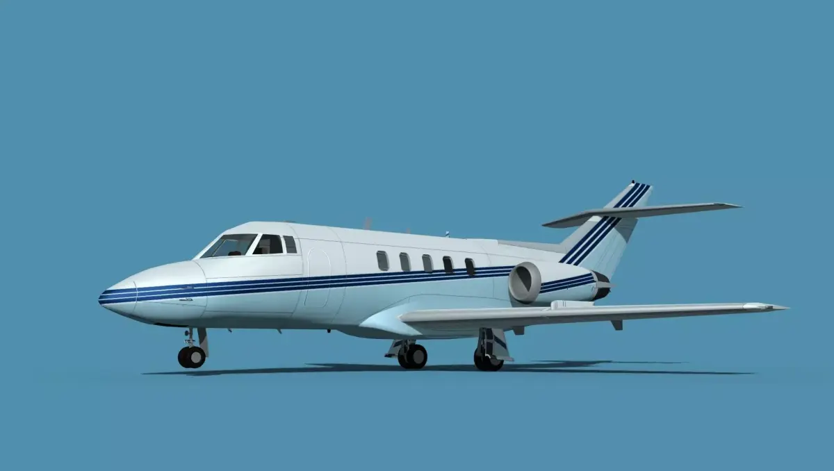 British Aerospace 125 Dominie V01 3D model