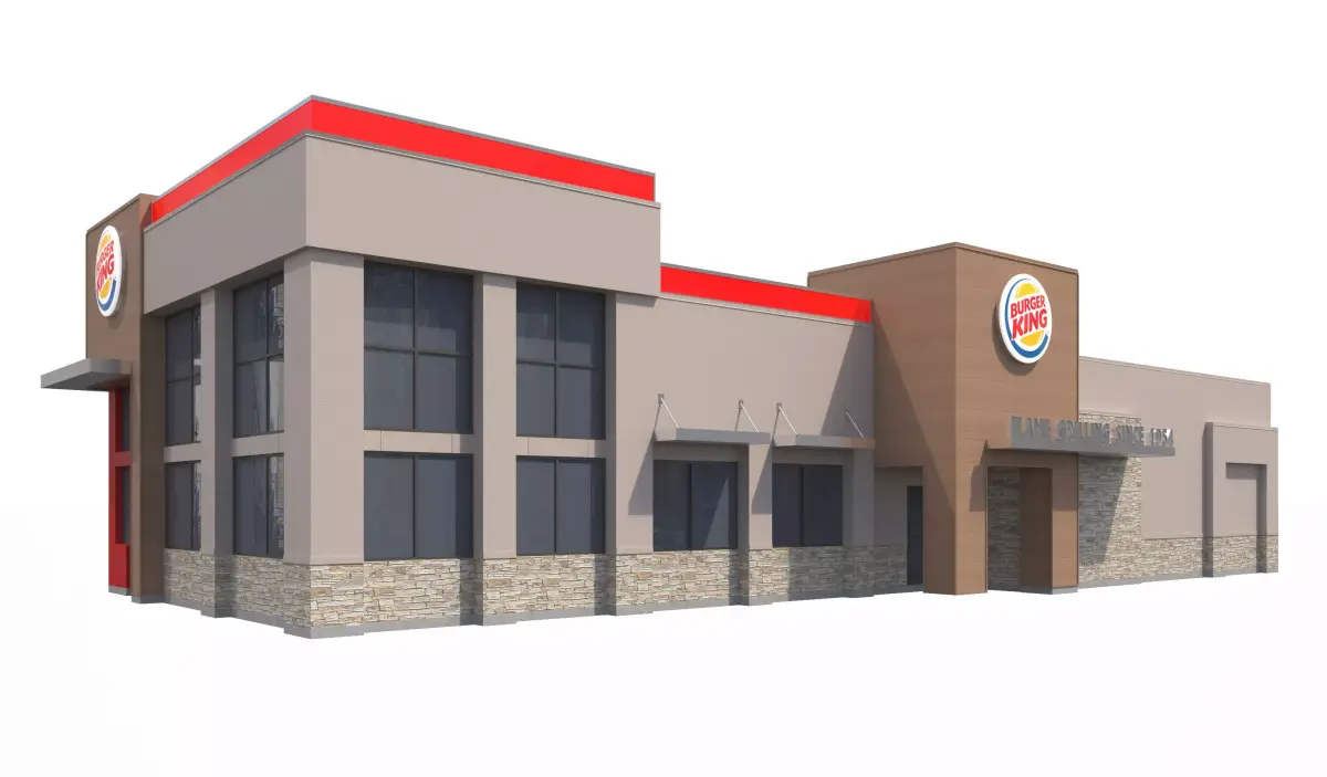 Retail-049 Burger King-005 3D model
